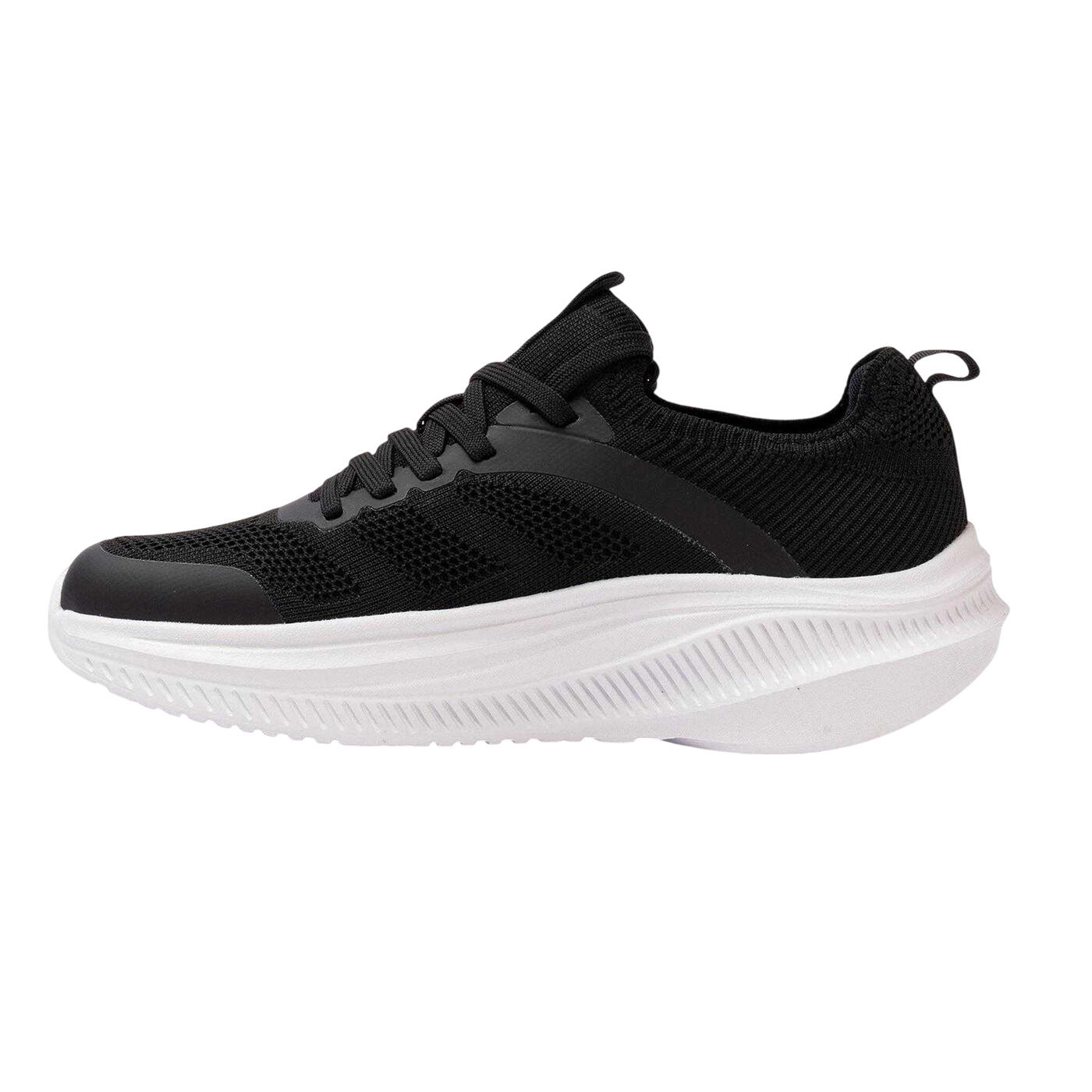 Scarpe Sportive Lavorato A Maglia PiattaformaUomo Kappa Prati Nero Bianco 2/3