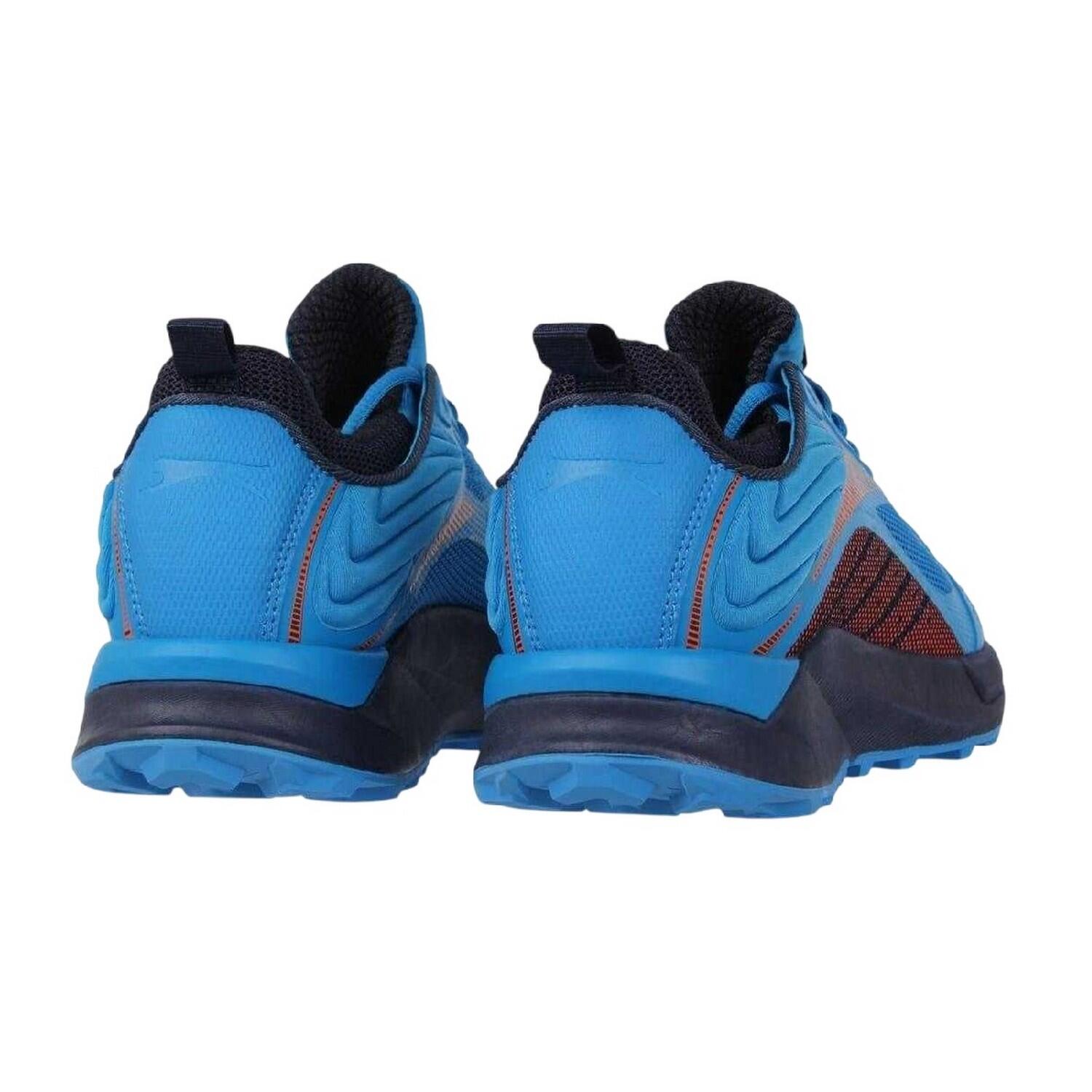 Logo Hockeyschuhe für , Netzmaterial Herren Blau/Orange 2/4