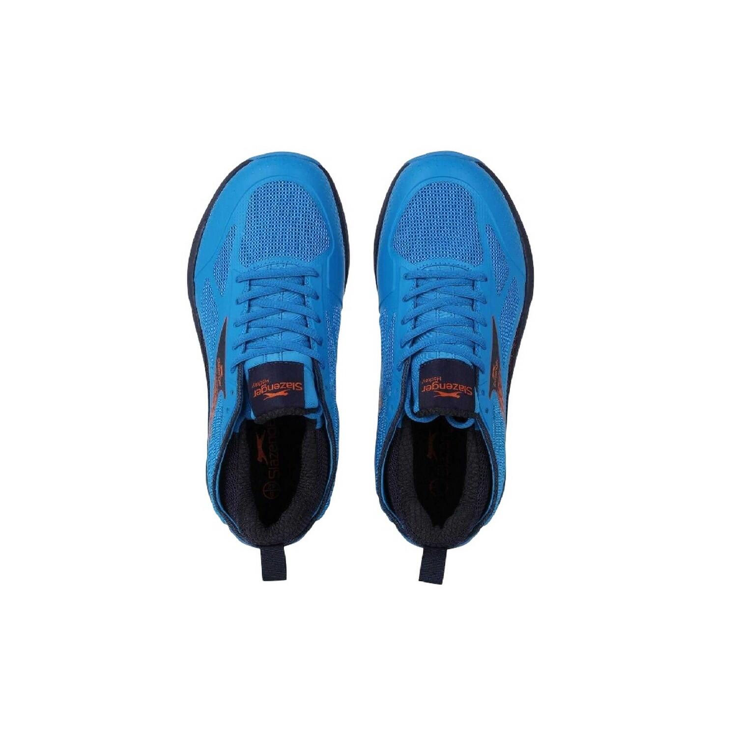 Logo Hockeyschuhe für , Netzmaterial Herren Blau/Orange 4/4