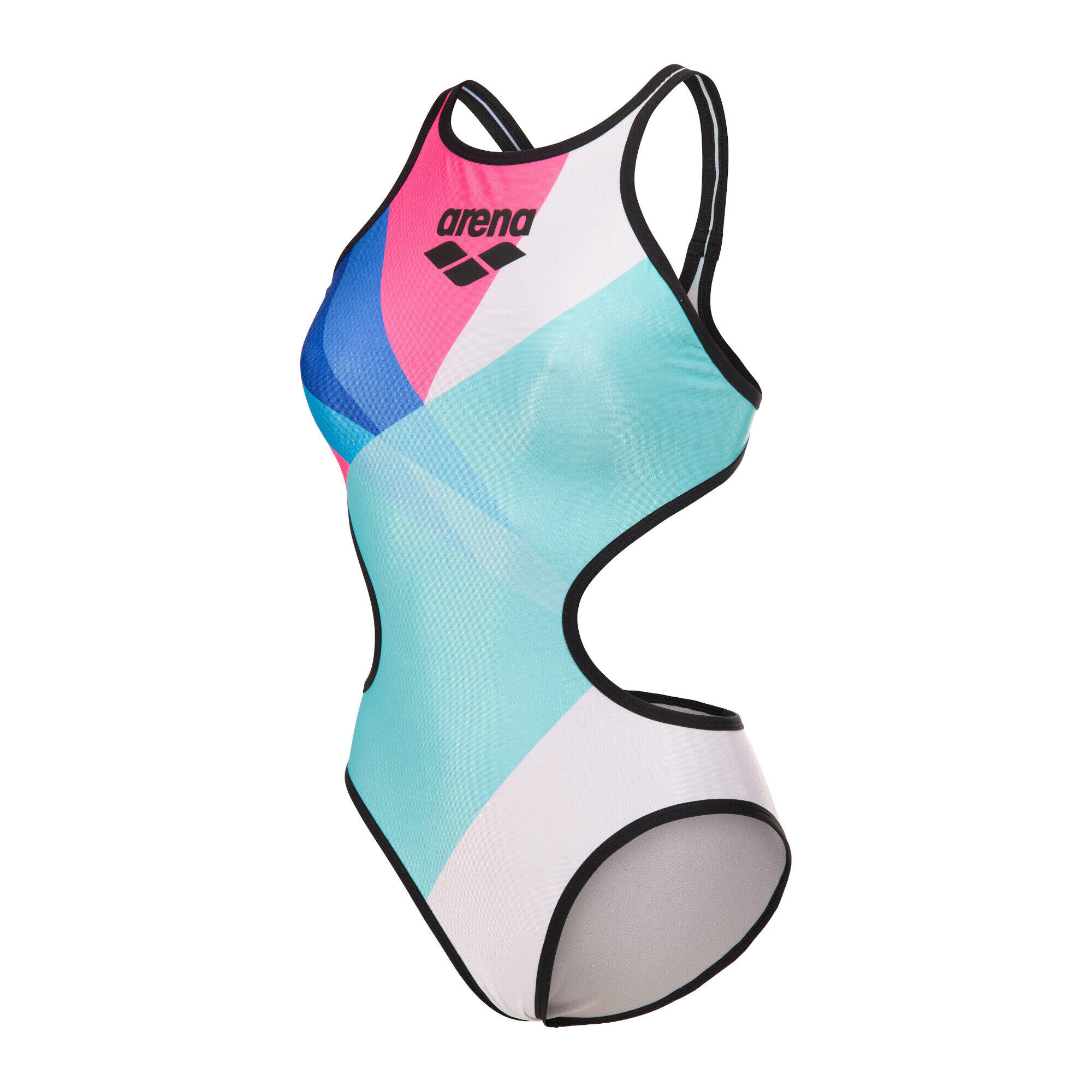 Arena Damen Badeanzug One Placement Swimsuit Tech Back 010671 2/6