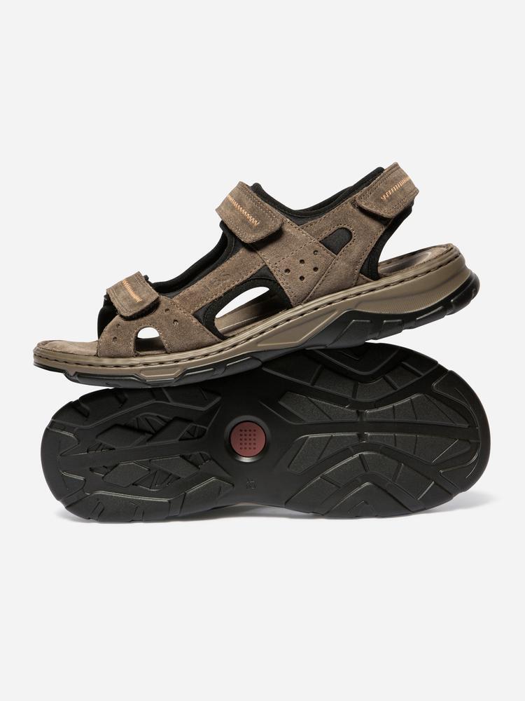 Sandales plates homme - JOHALIN Ecorce 3/7
