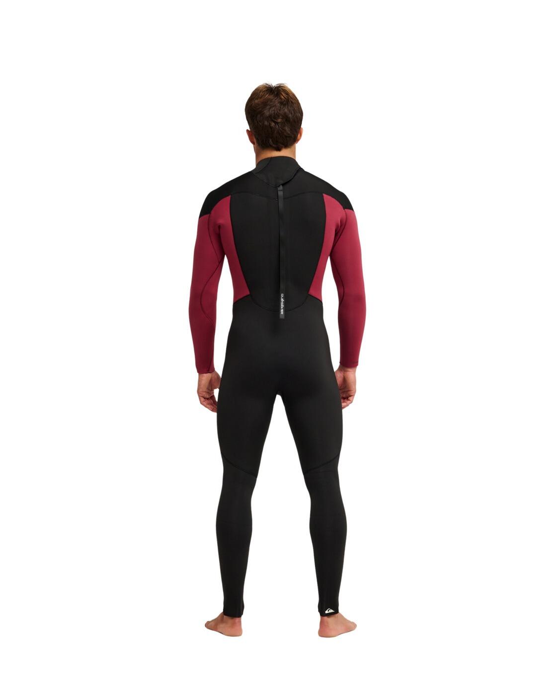 Traje de surf con cremallera posterior PROLOGUE+ 4/3MM Rojo Hombre 2/4