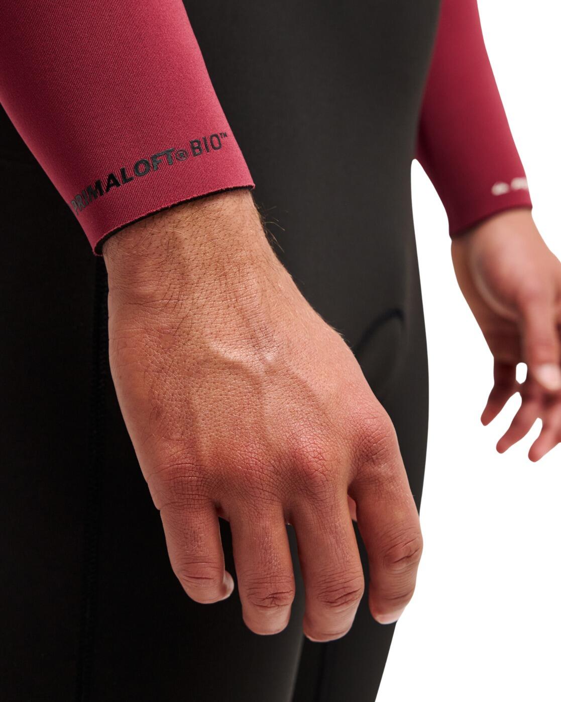 Traje de surf con cremallera posterior PROLOGUE+ 4/3MM Rojo Hombre 4/4