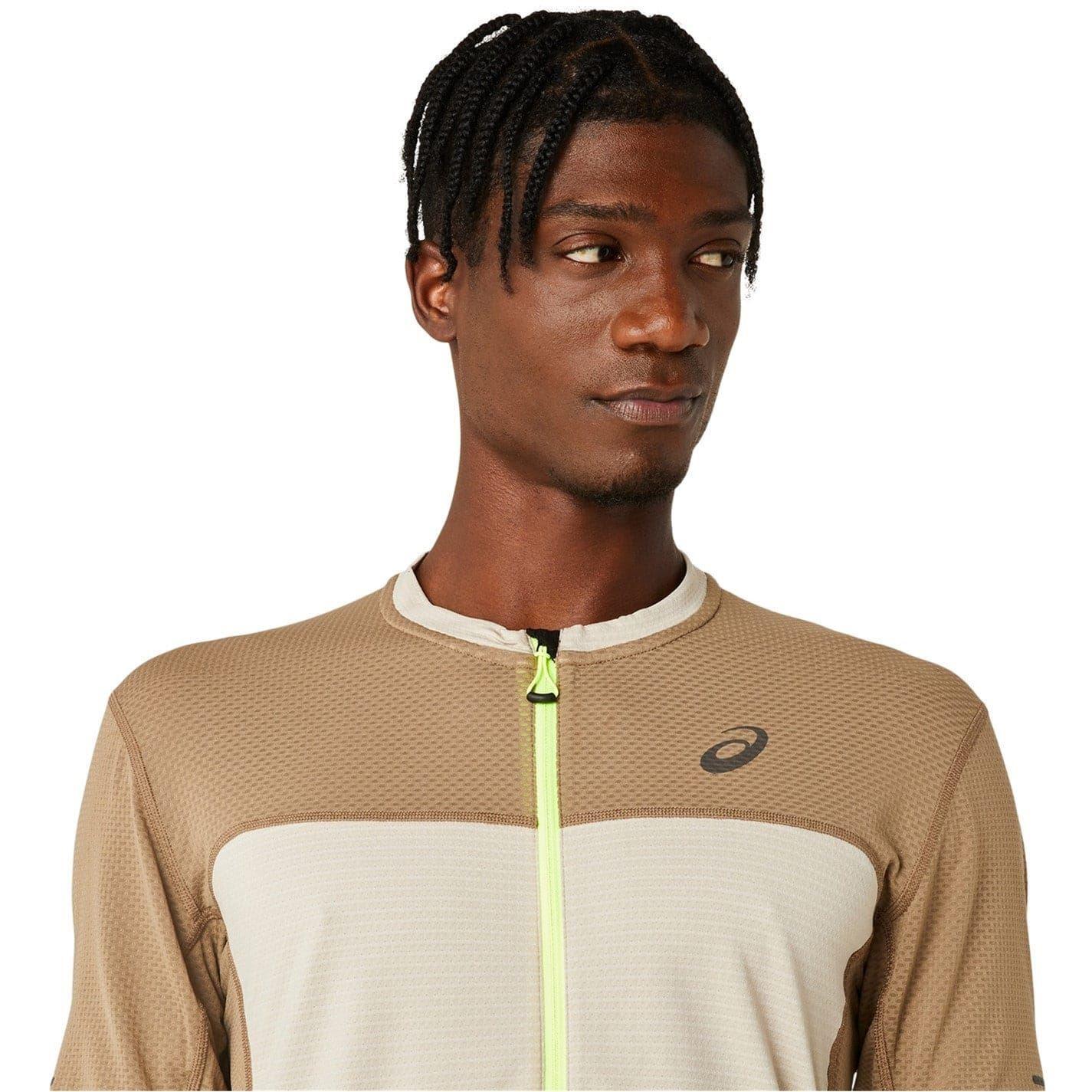 Mens Fujitrail Two Tone Athletic Top (Beige) 4/4