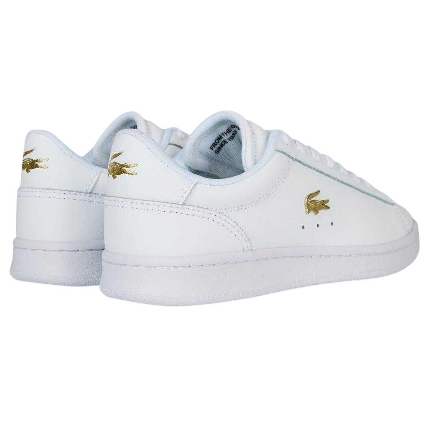 "Carnaby" Sneaker für , Leder, Flach Damen Weiß/Gold 2/3