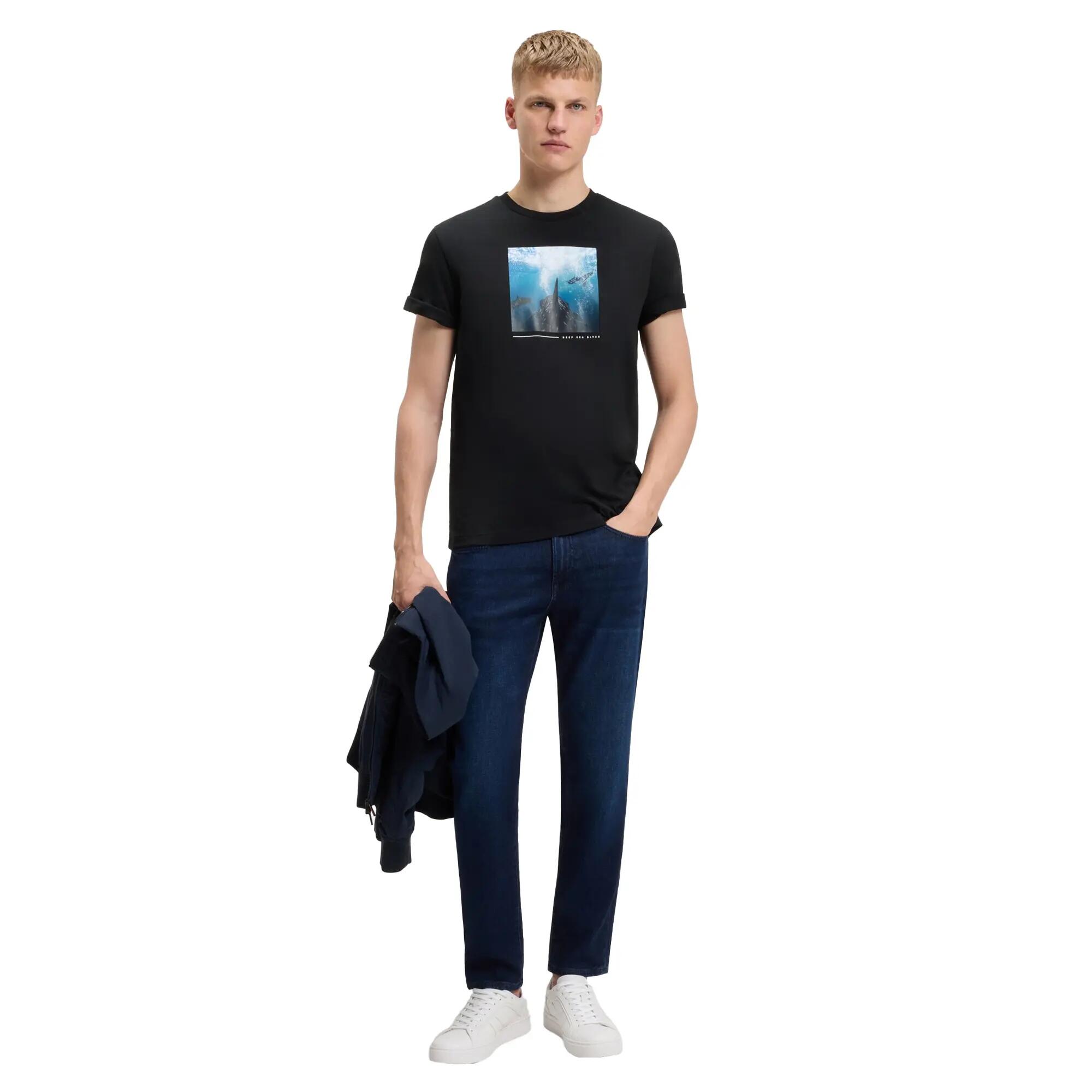 Tshirt Motif/style Créature Homme (Noir) 4/4