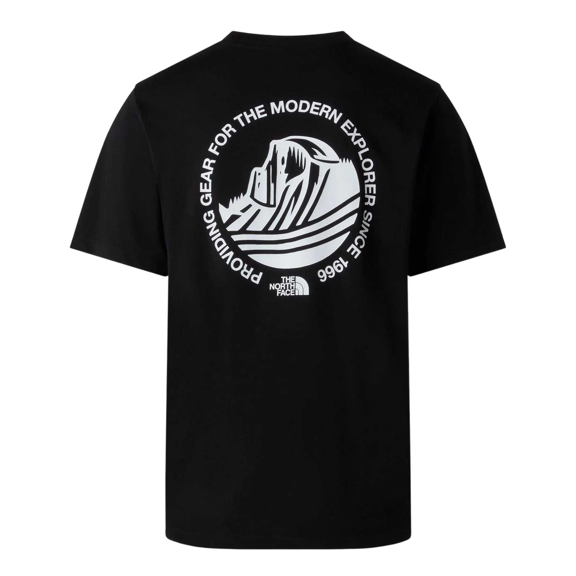 Maglietta Grafica Uomo The North Face Monte Nero 3/4