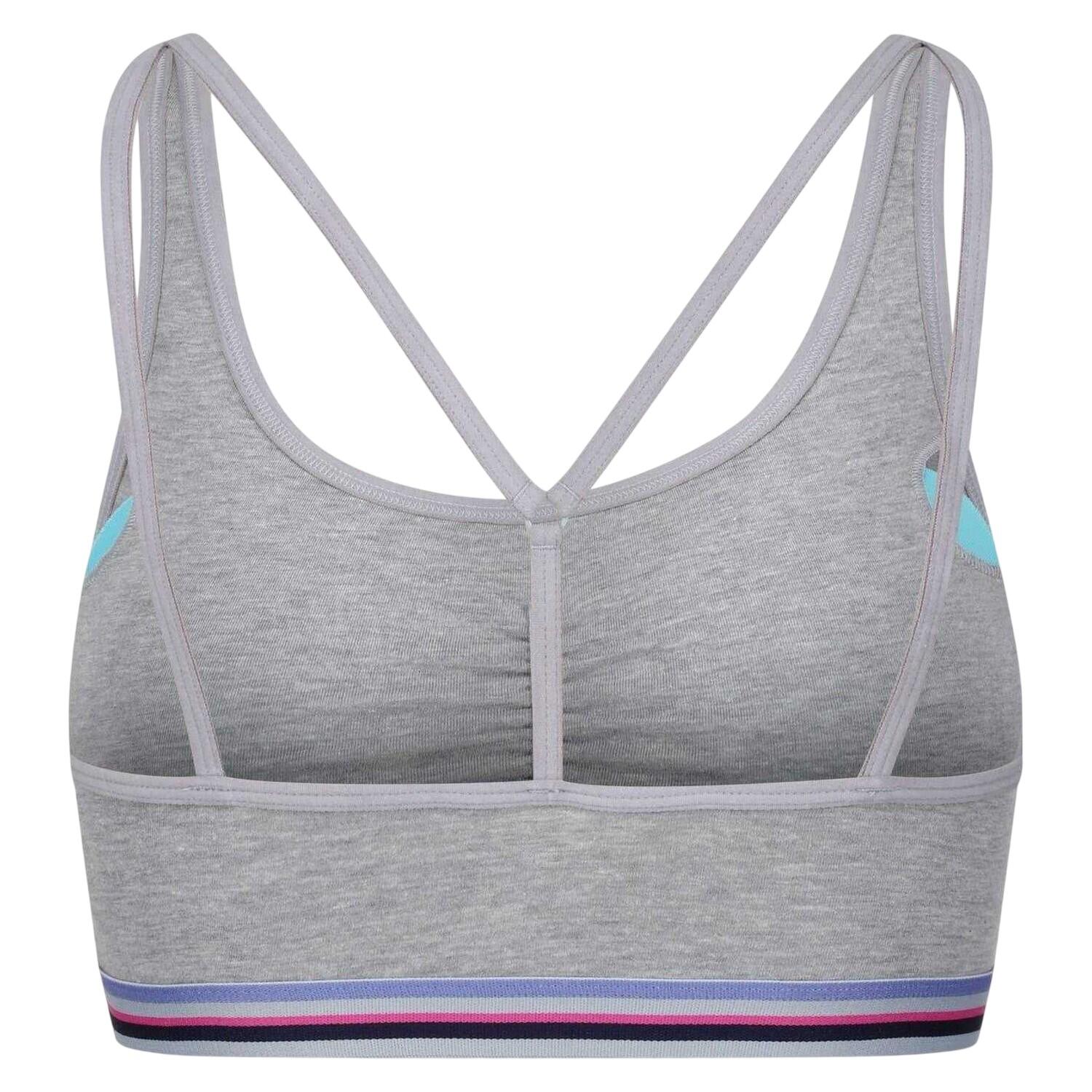 Reggiseno Sportivo Donna Reebok Jackie Grigio Di Marna Marna 2/2