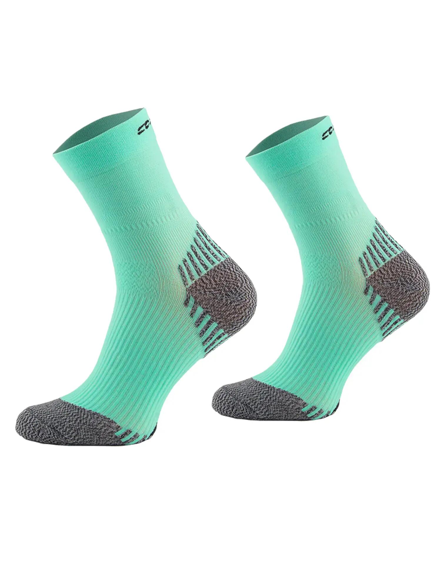 RUN COMPRESSION Kompressziós futózokni +ezüstion 2/3