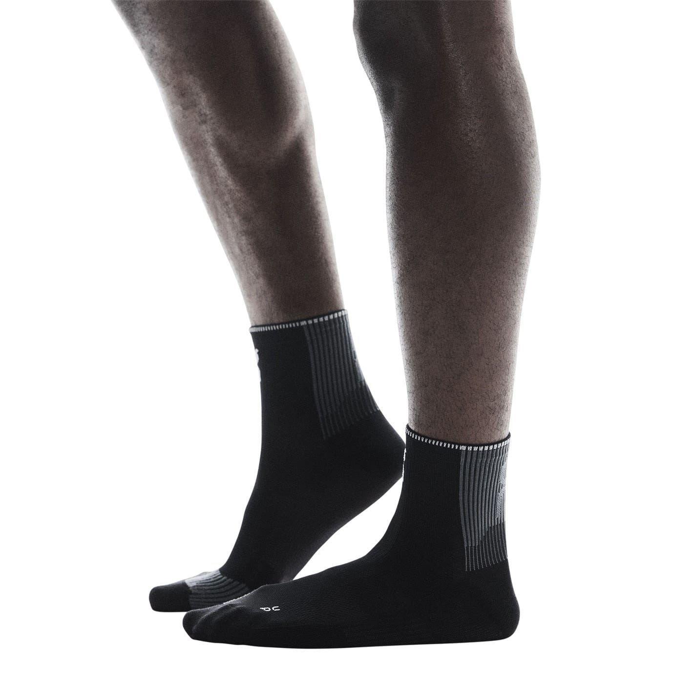 Unisex Adult Quarter Socks (Black) 2/4