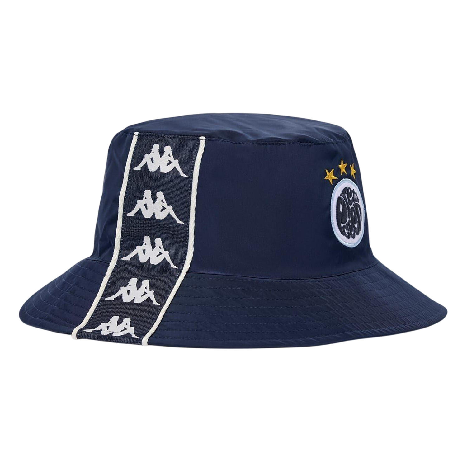 Schlapphut für Damen Unisex Herren Blau/Weiß 2/4