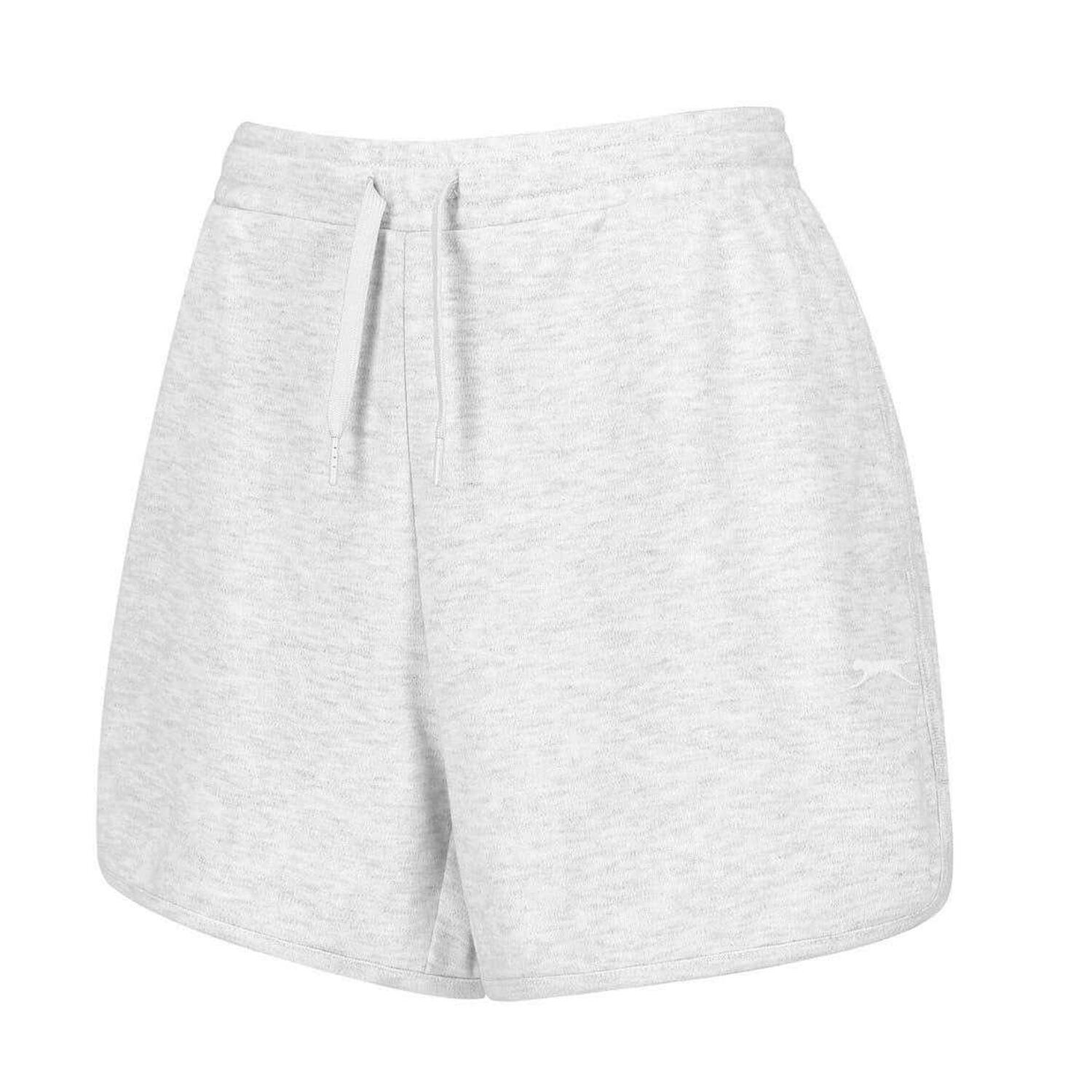 Shorts für Damen Grau meliert 3/4