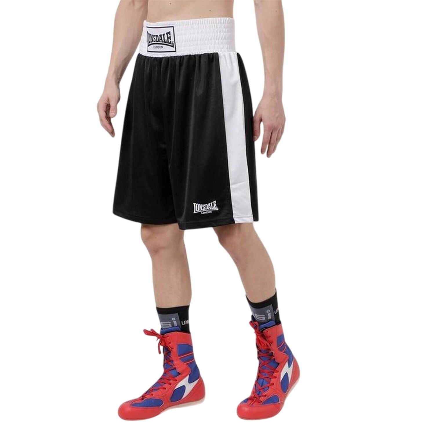 Shorts für Boxer für Herren Schwarz 2/2