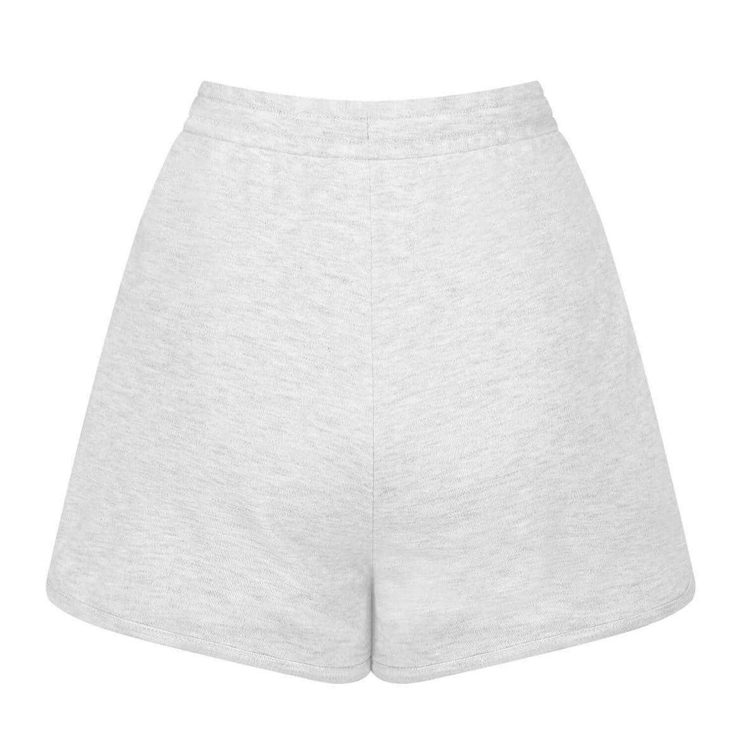 Shorts für Damen Grau meliert 2/4