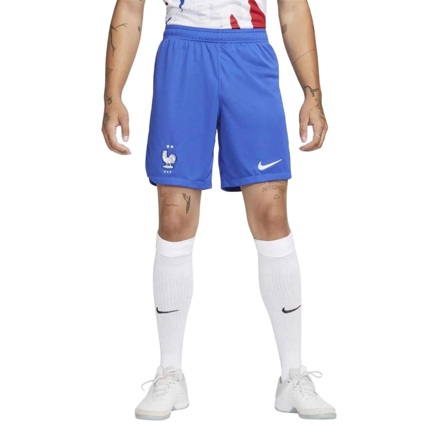 20222023 Pantaloncini Da Calcio Francia Uomo Nike 2022-2023 Blu 3/3