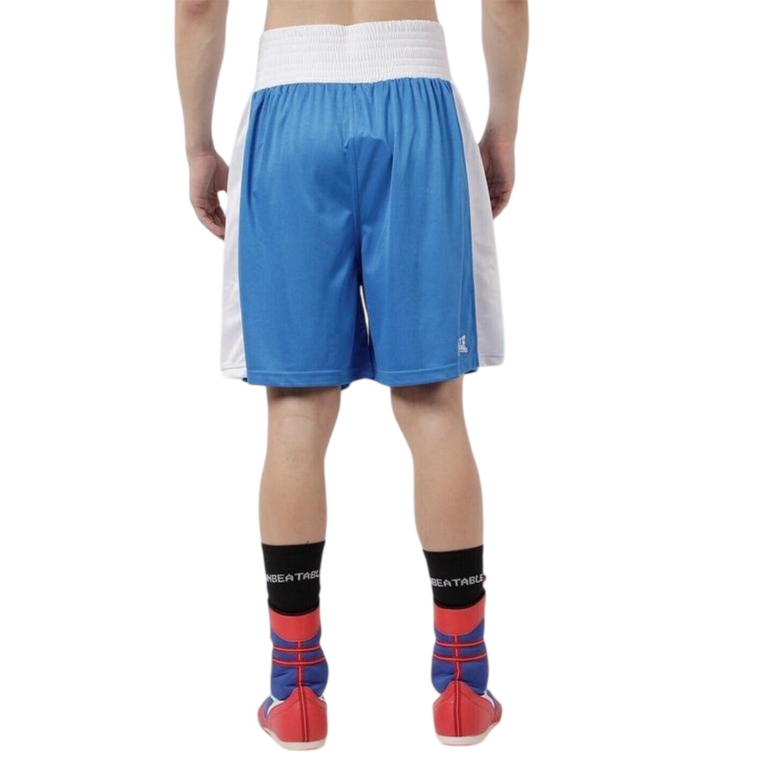 Shorts für Boxer für Herren Blau/Weiß 2/2