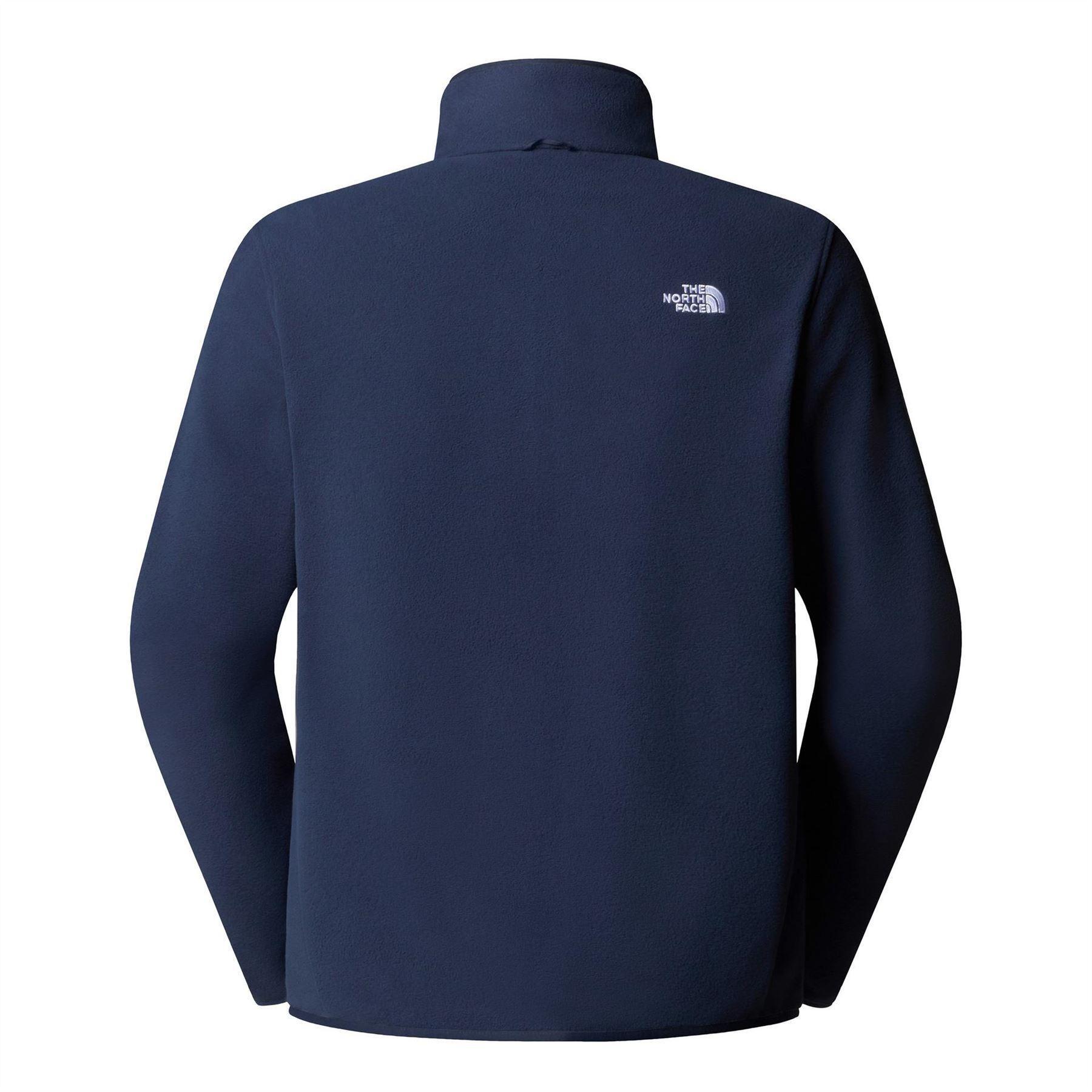 Giacca In Pile Uomo The North Face Glacier Blu Navy 2/4