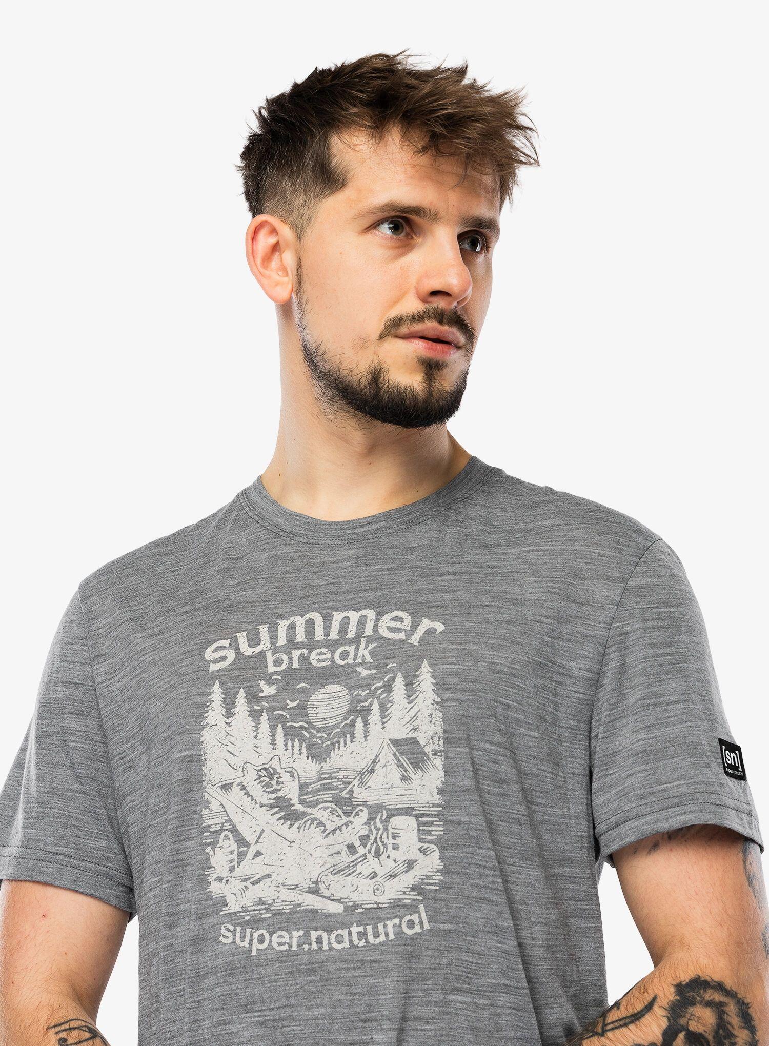 Koszulka merino Super.natural Summer Break Tee 6/7