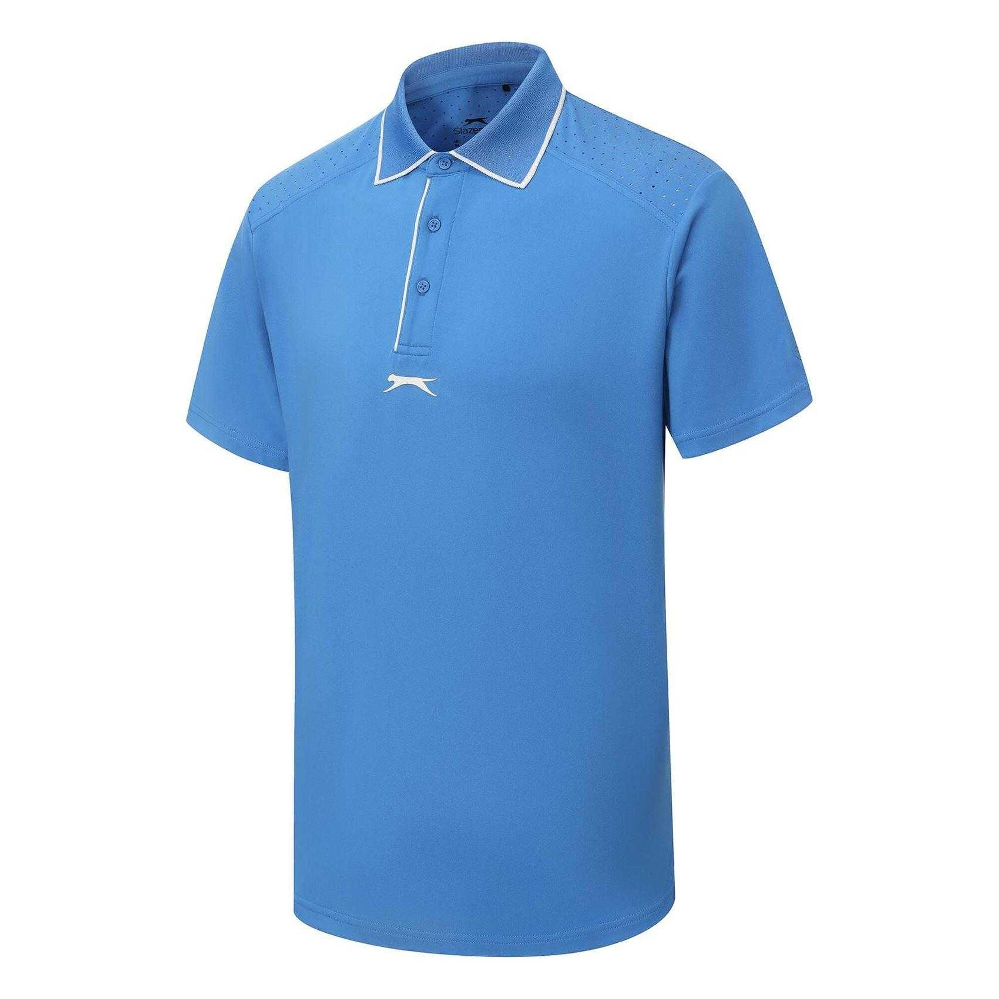 Polo Manches Courtes Homme (Bleu) 3/4