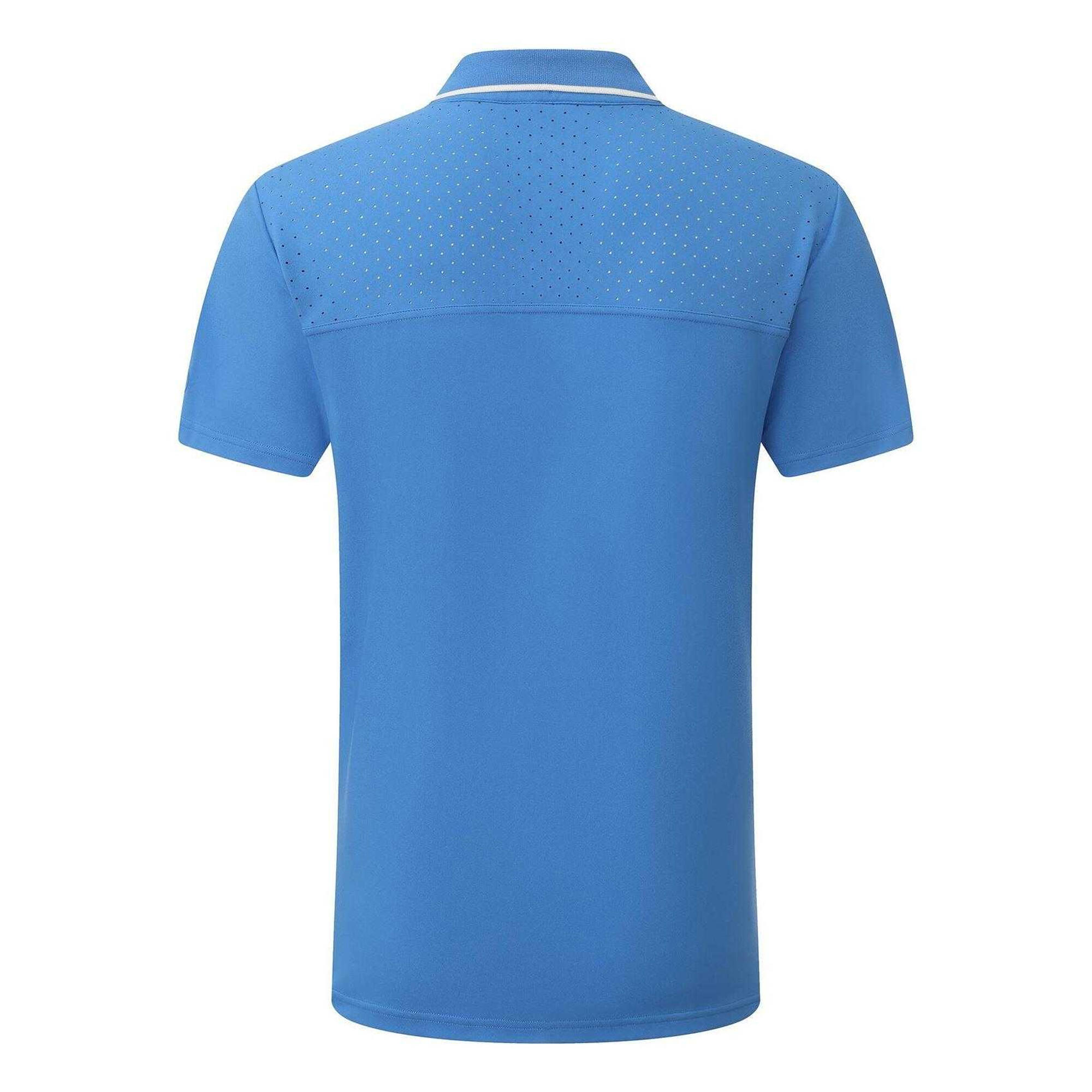 Polo Manches Courtes Homme (Bleu) 2/4