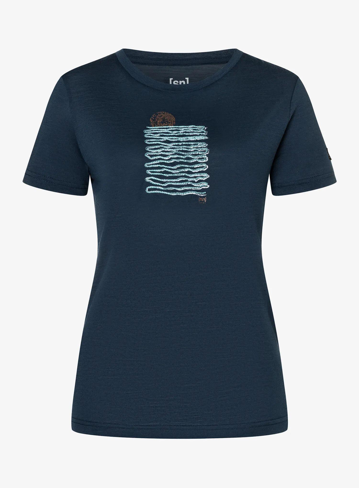 Koszulka merino damska Super.natural Sea Line Tee 4/4