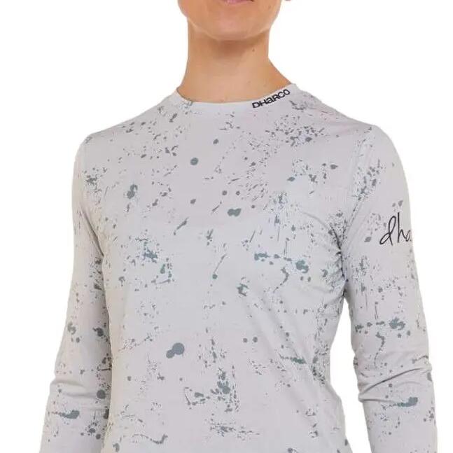 Race Women's Long Sleeve Jersey Grey/Green