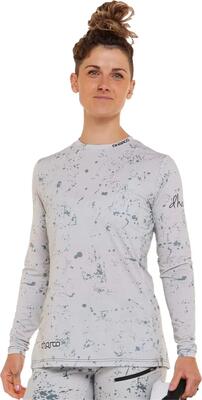 Race women's long sleeve jersey grey/green