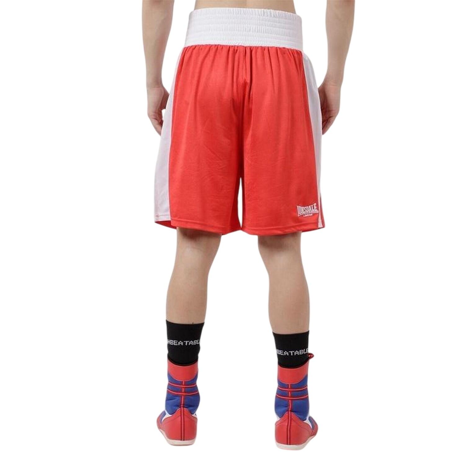 Shorts für Boxer für Herren Rot/Weiß 2/2
