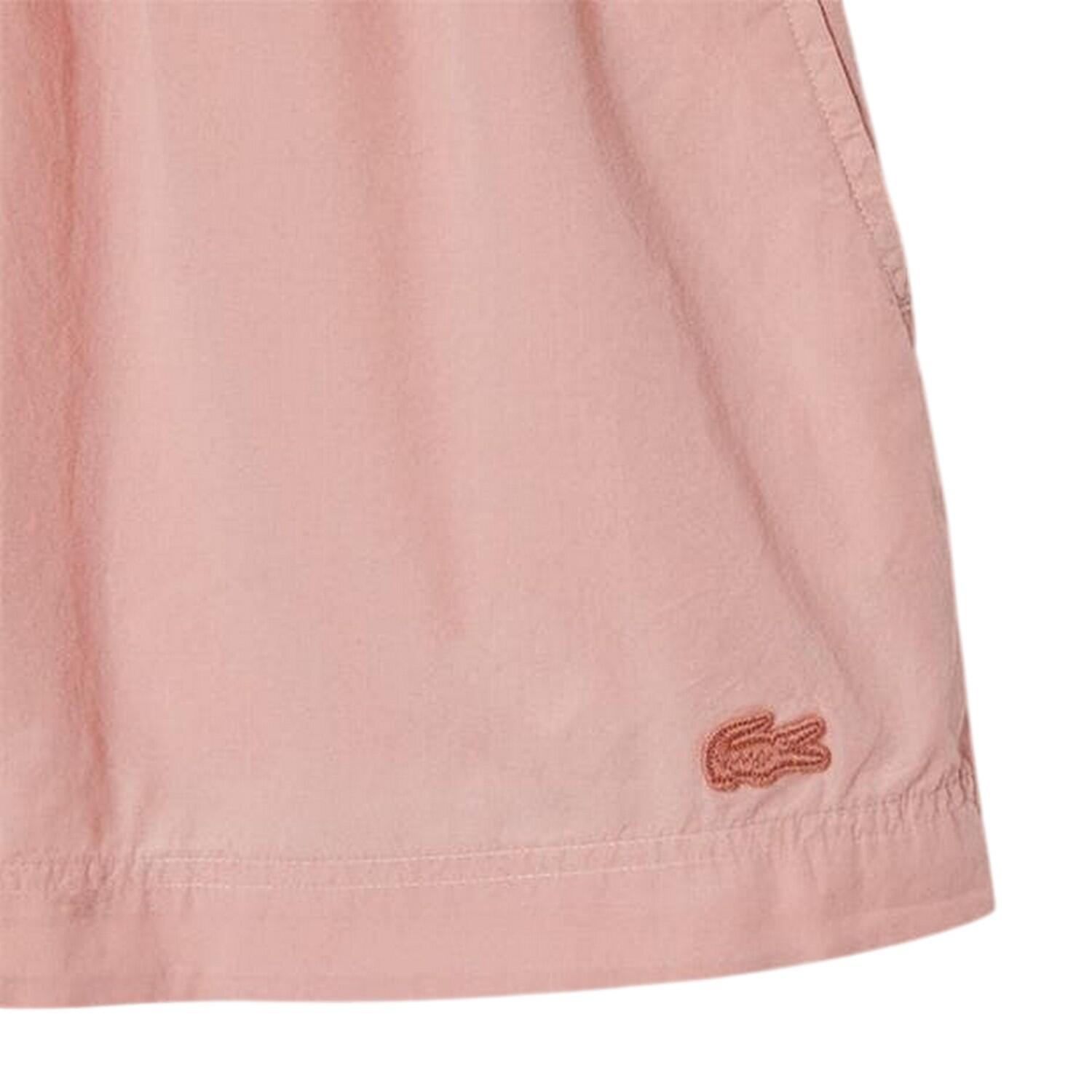Pantaloncini Logo Pile Donna Lacoste Rosa 3/3
