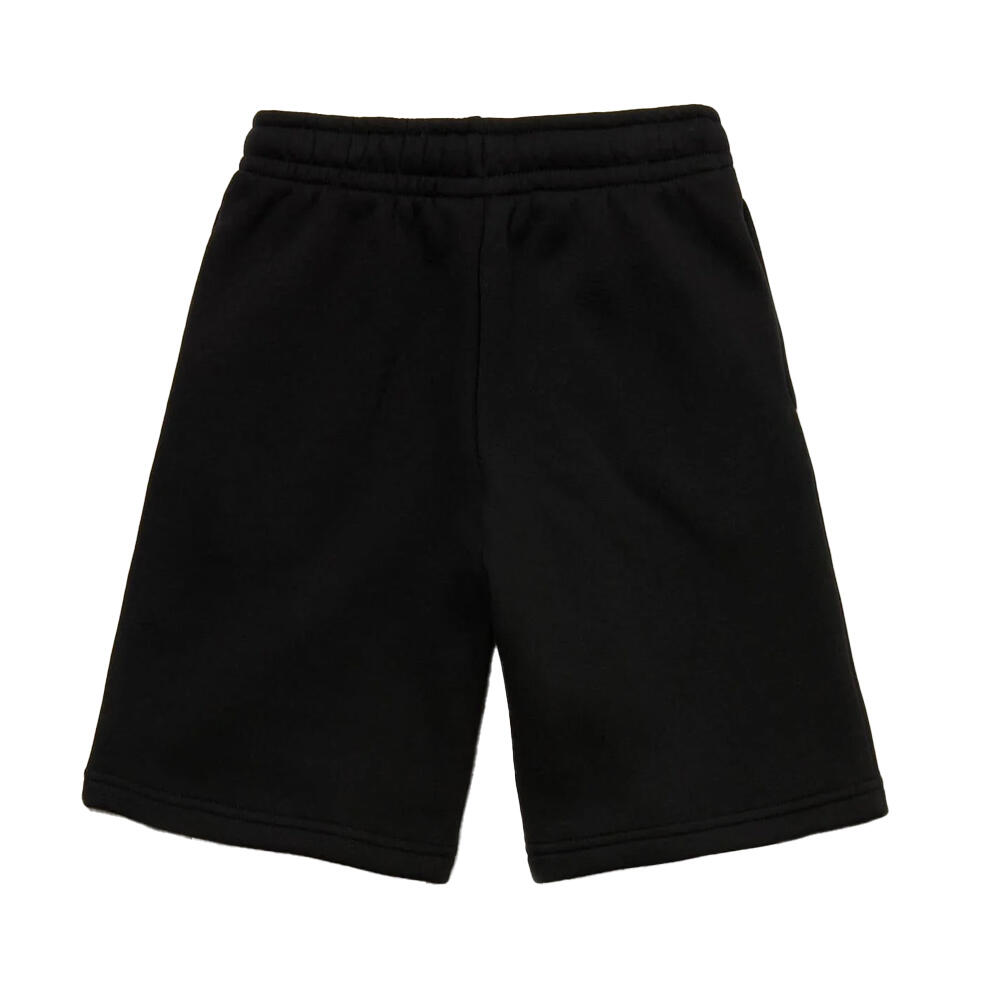 Freizeitshorts für Kinder Jungen Schwarz 3/4