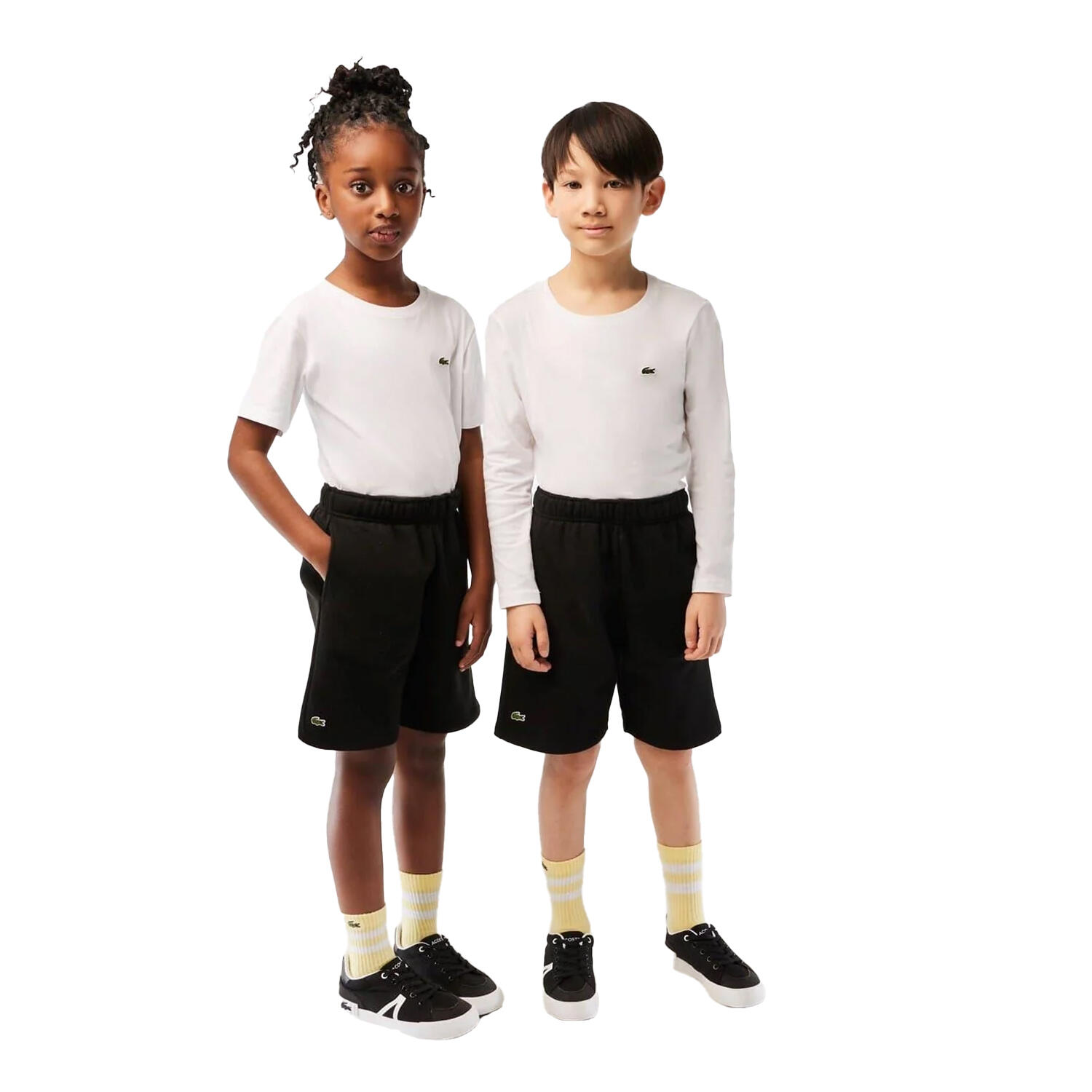 Freizeitshorts für Kinder Jungen Schwarz 4/4