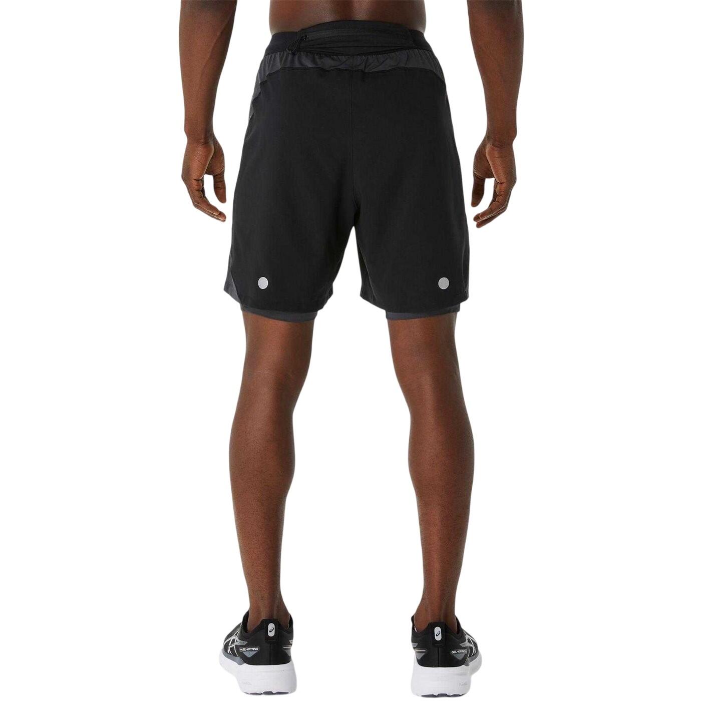 Laufshorts für Herren Schwarz/Grau 2/4