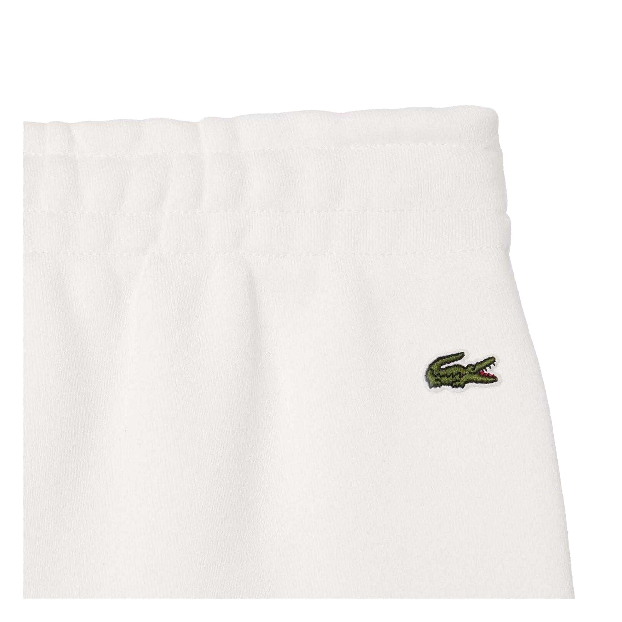Womens/Ladies Cotton Embroidered Logo Sweatpants (Cream) 3/6