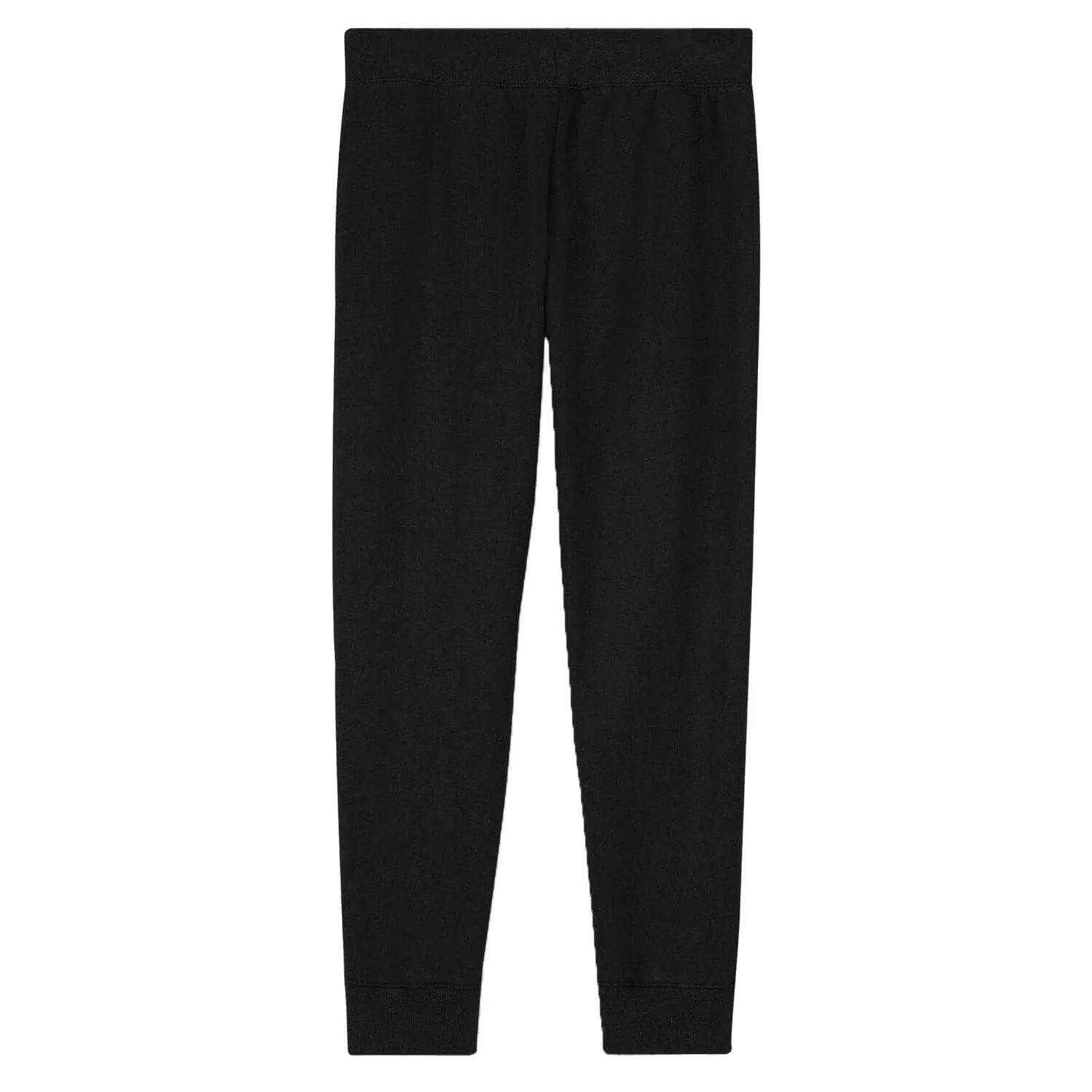 Pantalon De Jogging Fille (Noir / Blanc) 3/4