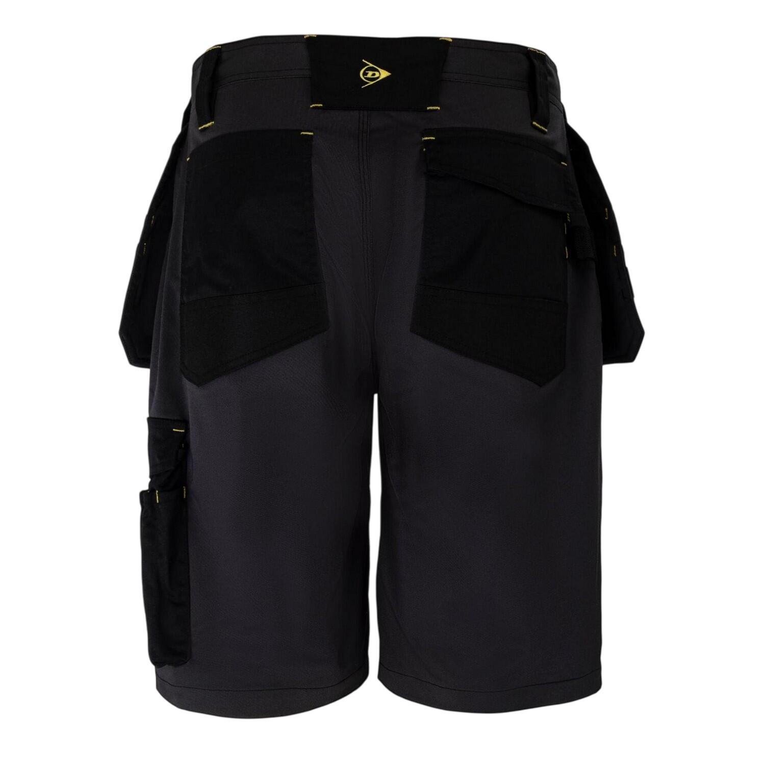 "On Site" Arbeitshose Shorts für Herren Holzkohle/Schwarz 2/3