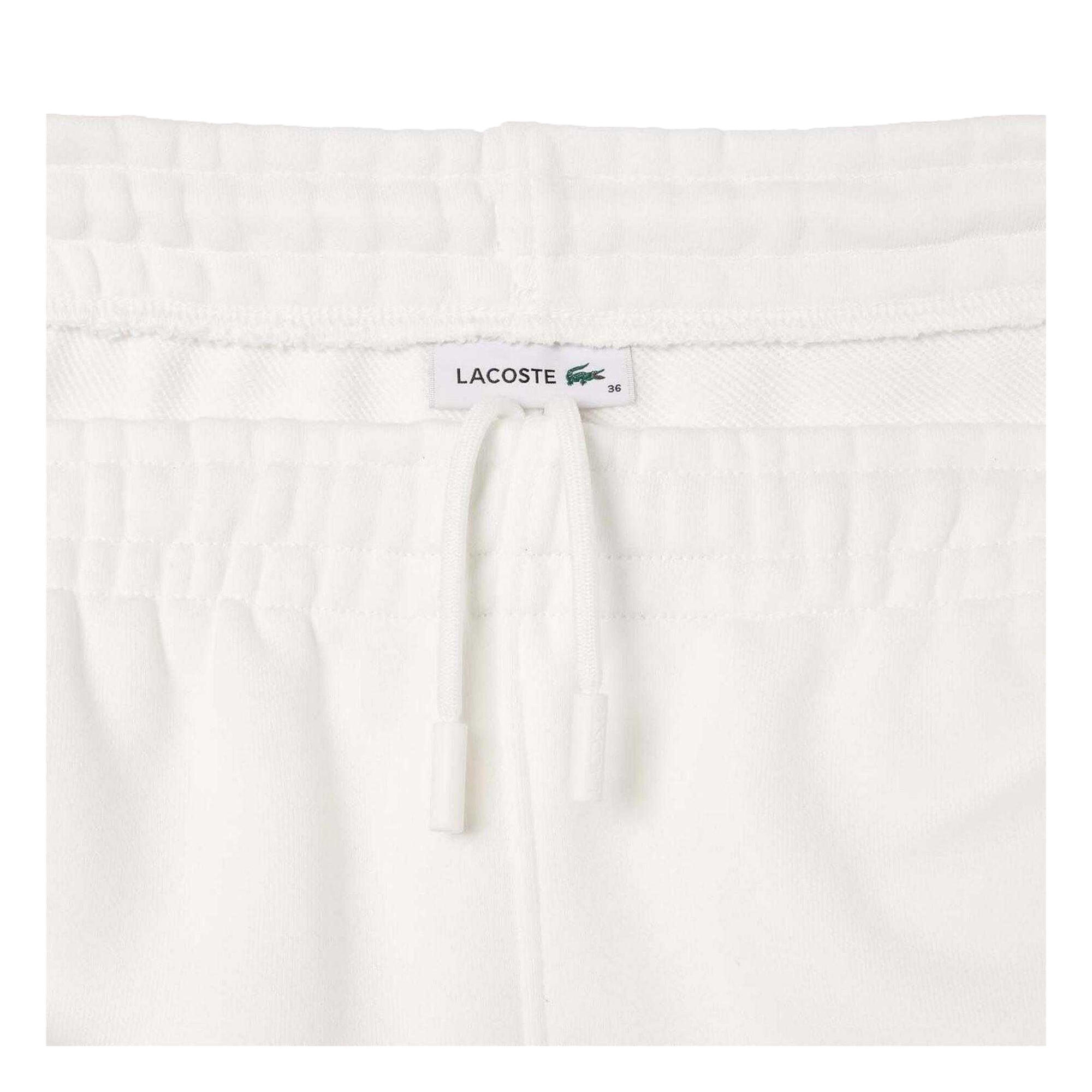 Womens/Ladies Cotton Embroidered Logo Sweatpants (Cream) 2/6
