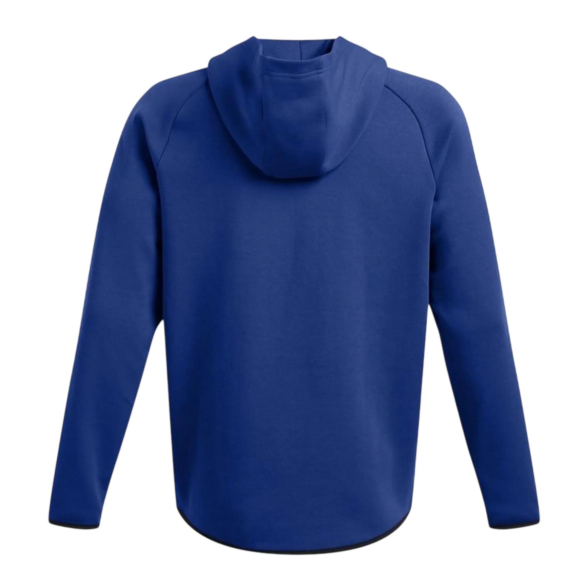 Sweat À Capuche Manches Raglan ESSENTIAL Homme (Bleu) 3/5