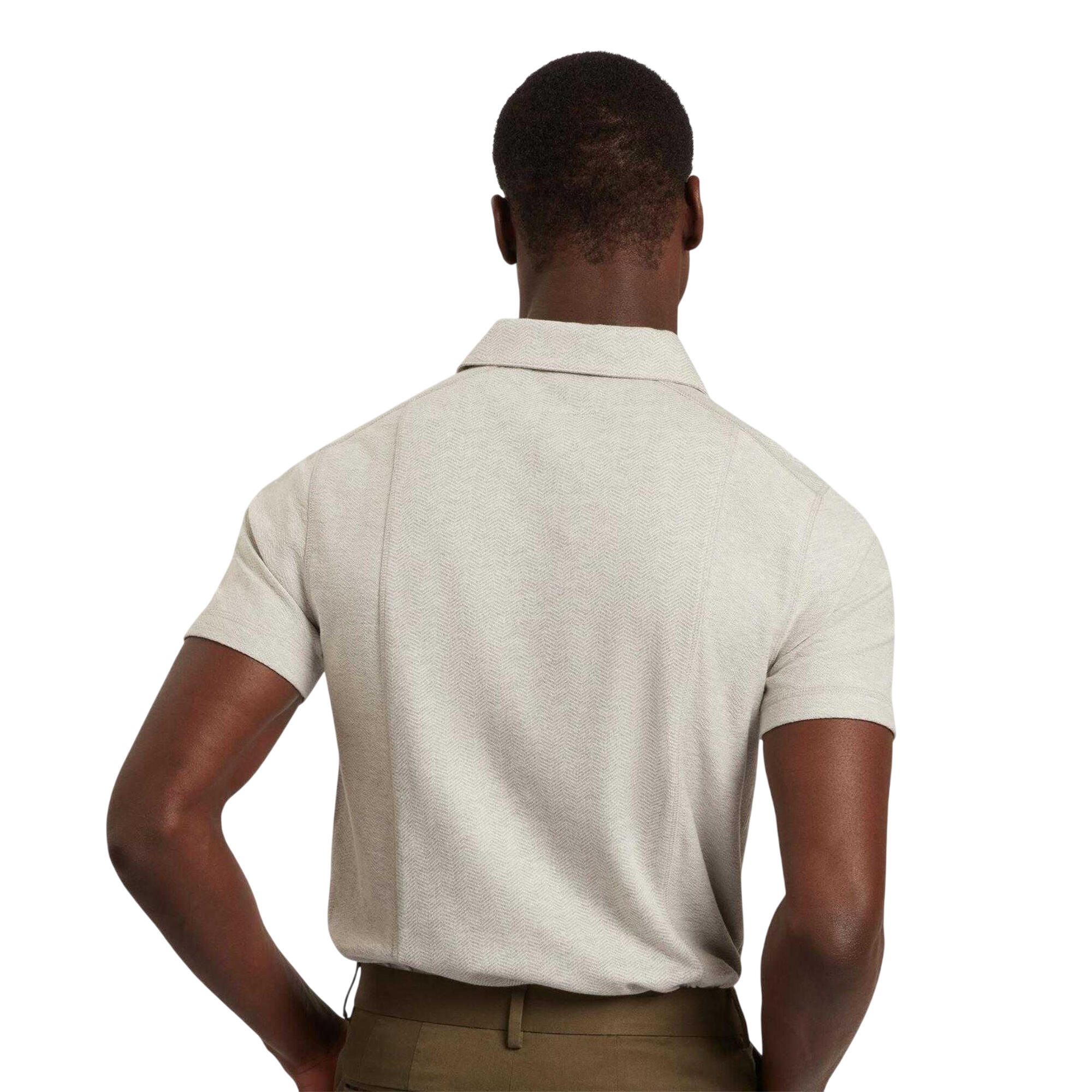 Polo Motif/style Os PANPOLO Homme (Gris Clair) 3/4