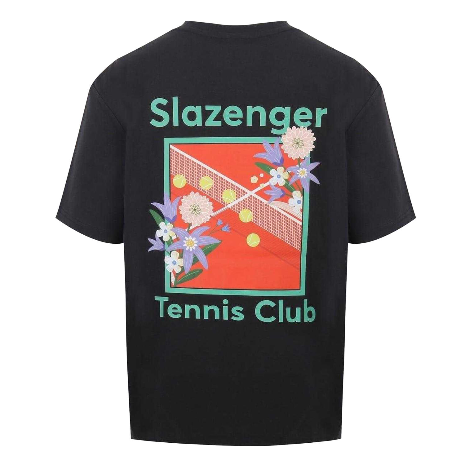 "Tennis Club" TShirt für , Rundhalsausschnitt Herren Schwarz 2/4