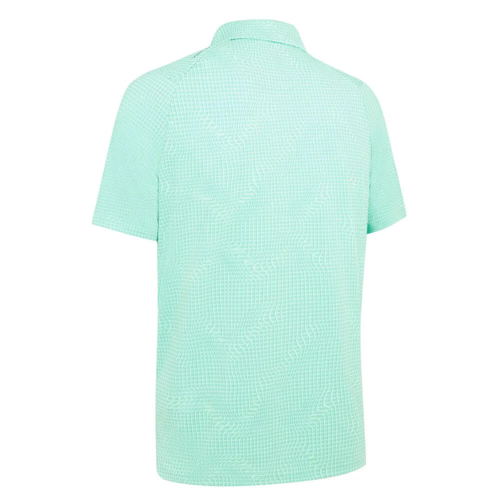 "Emea" Poloshirt für Herren Türkis 3/4