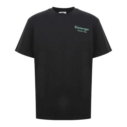 Tshirt Motif/style Imprimé Au Dos TENNIS CLUB Homme (Noir)