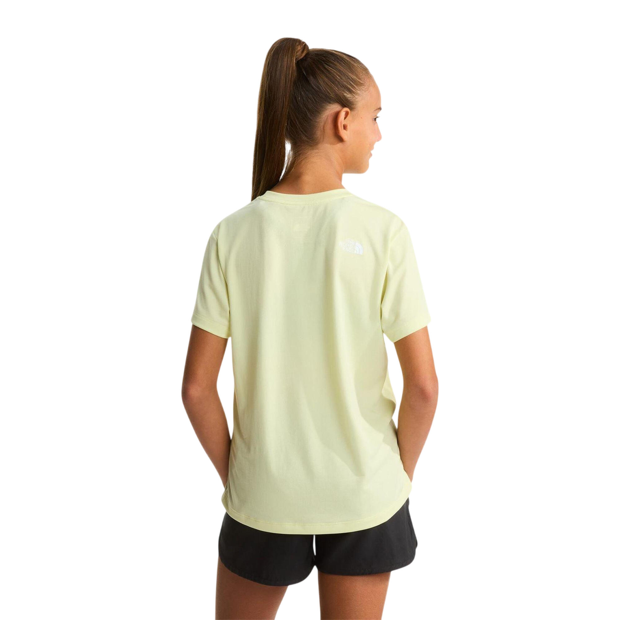 TShirt für Mädchen, Leicht Kinder Zitronengelb 4/5