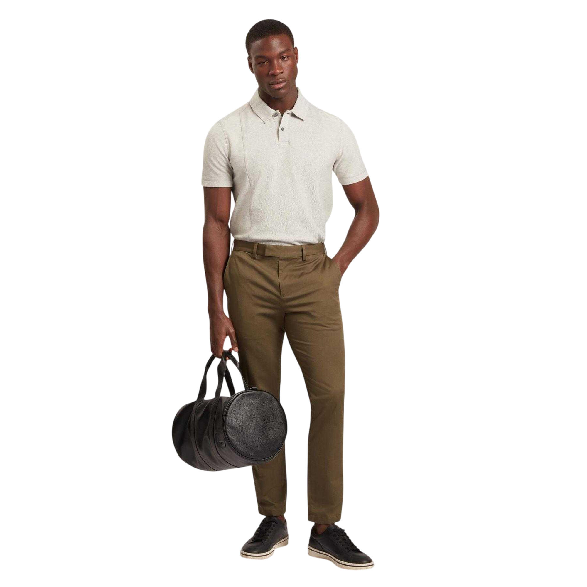 Polo Motif/style Os PANPOLO Homme (Gris Clair) 4/4