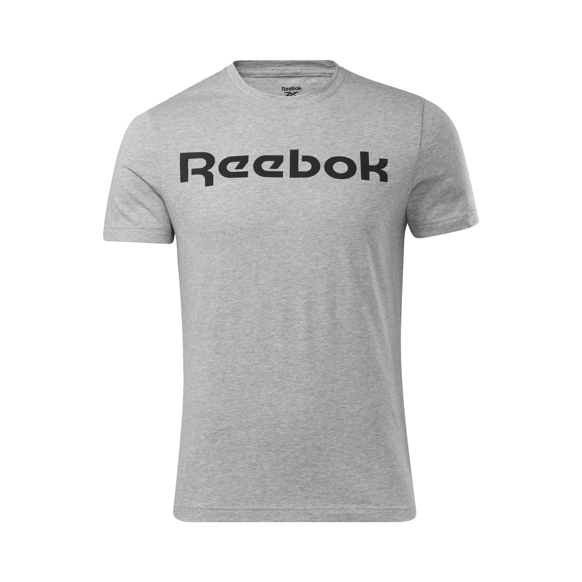 en joggingpakken Reebok Linear Logo T-shirt in het Zwart voor heren gym en workout voor Trainings Heren Kleding voor voor Kleding voor sport 
