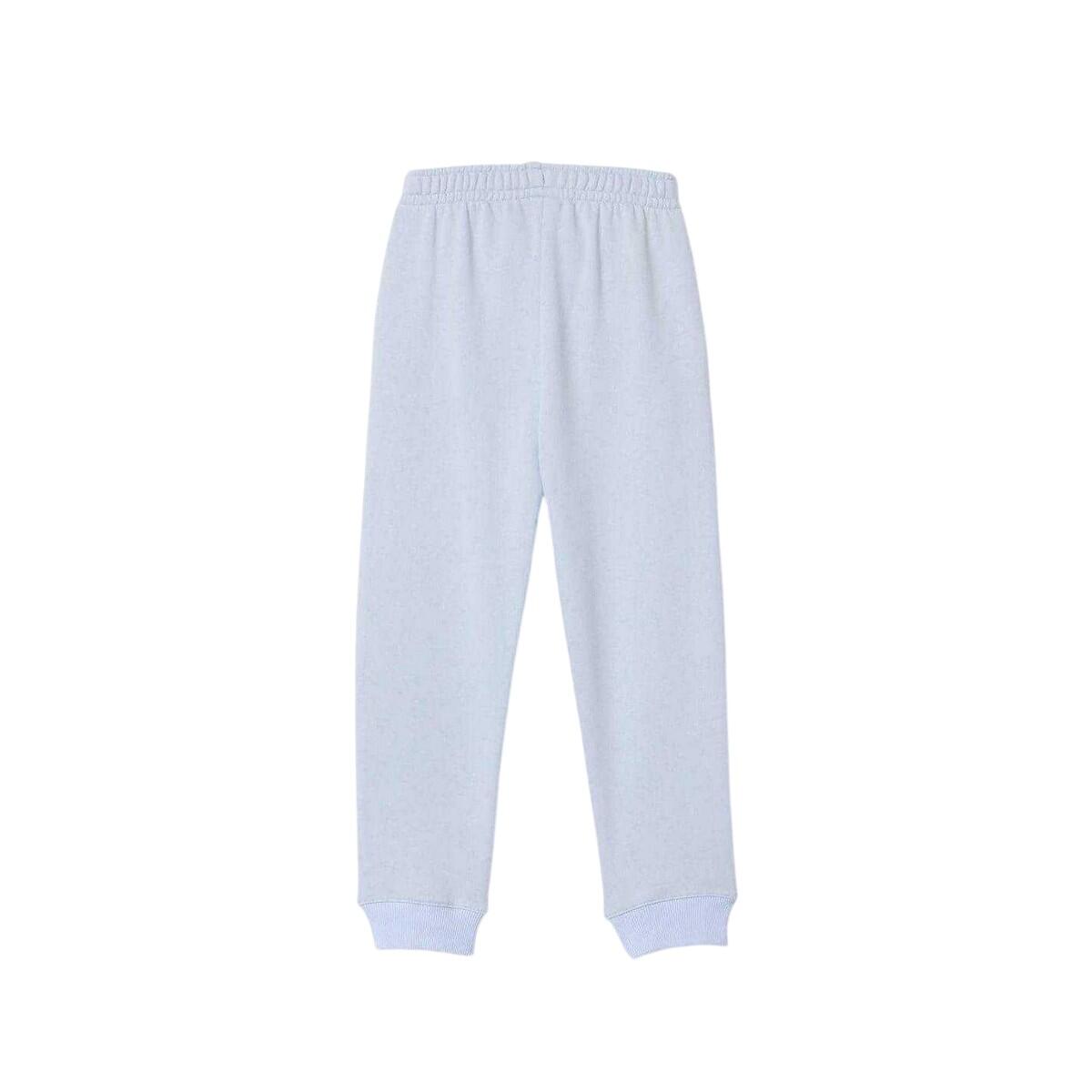 Childrens/Kids Embroidered Logo Jogging Bottoms (Pale Blue) 2/3