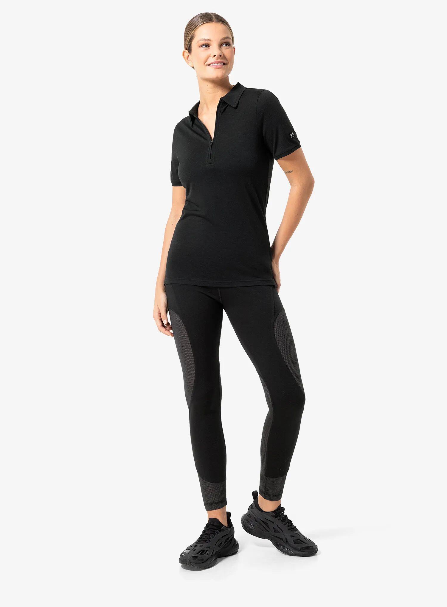 Koszulka polo damska Super.natural Zip Polo 2/4