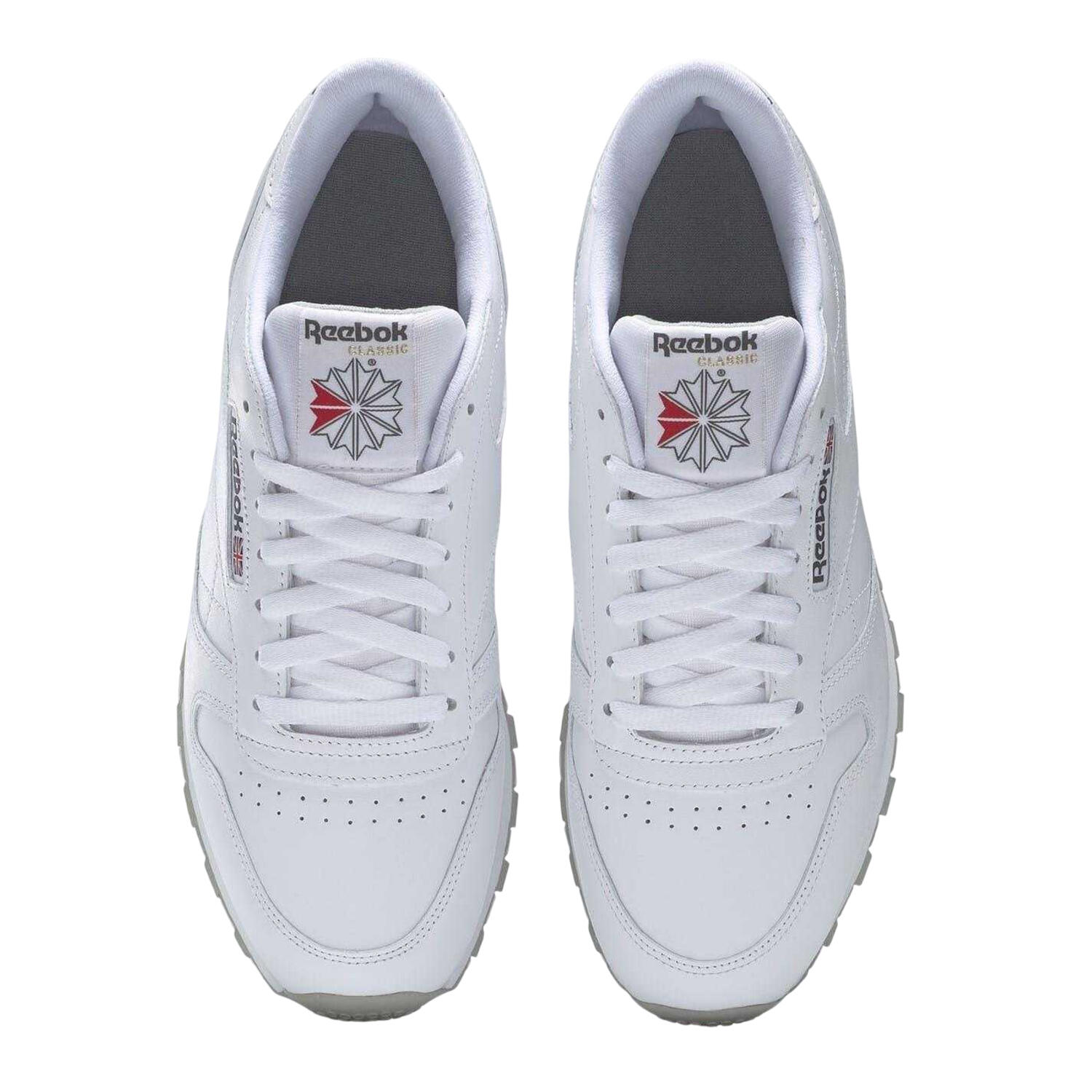 "Classic" Sneaker für , Leder Herren Weiß 3/4