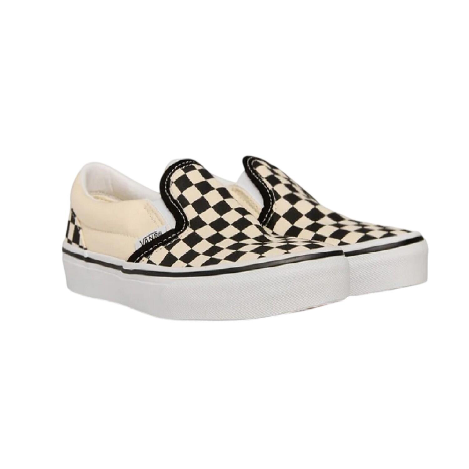 "Classic" Schachbrett Schuhe für , Zum Anschlüpfen Kinder Schwarz/Weiß 4/4