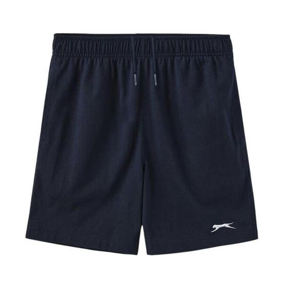 Short De Jogging Motif/style Logo Garçon (Bleu Marine)