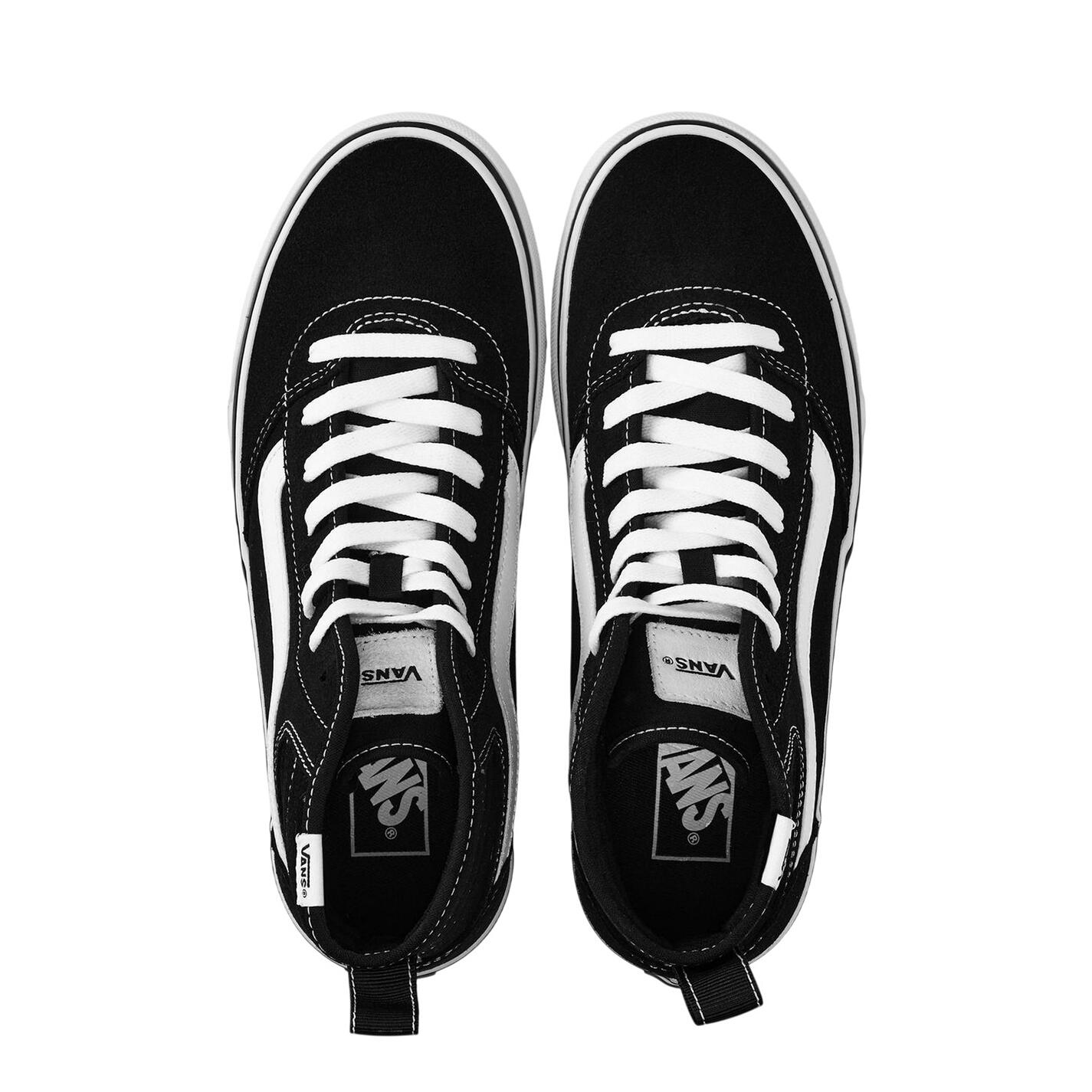 "Ashwood" High Top Turnschuhe für , Canvas Damen Schwarz/Weiß 3/3